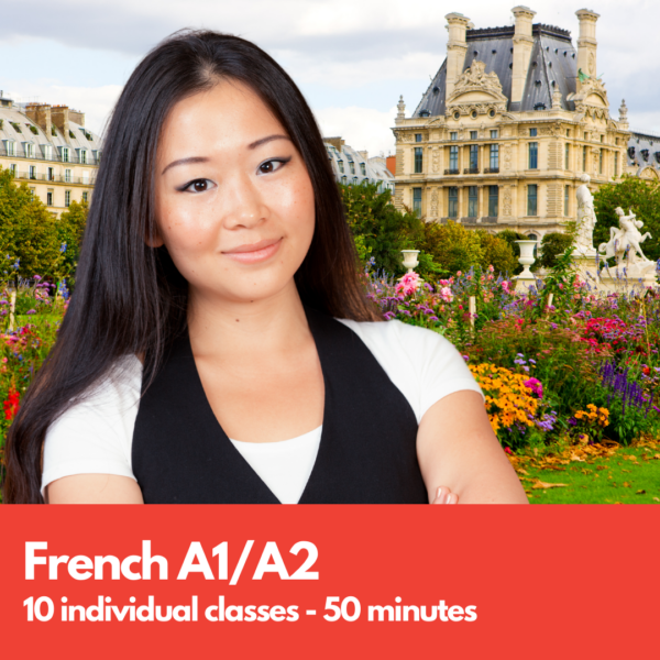 French tutor for adults beginners, level A1/A2