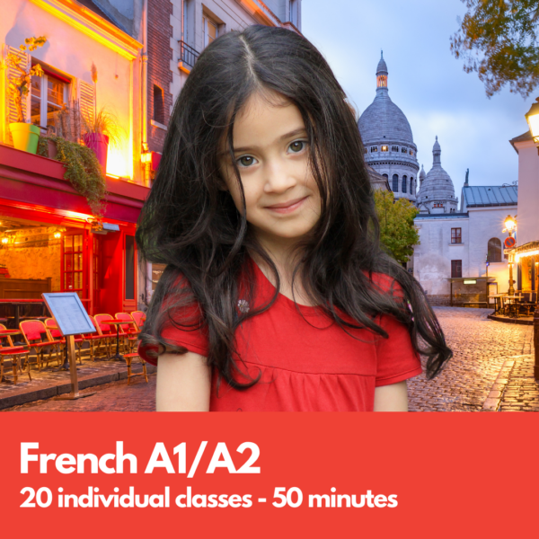 French tutor: children beginners, level A1/A2